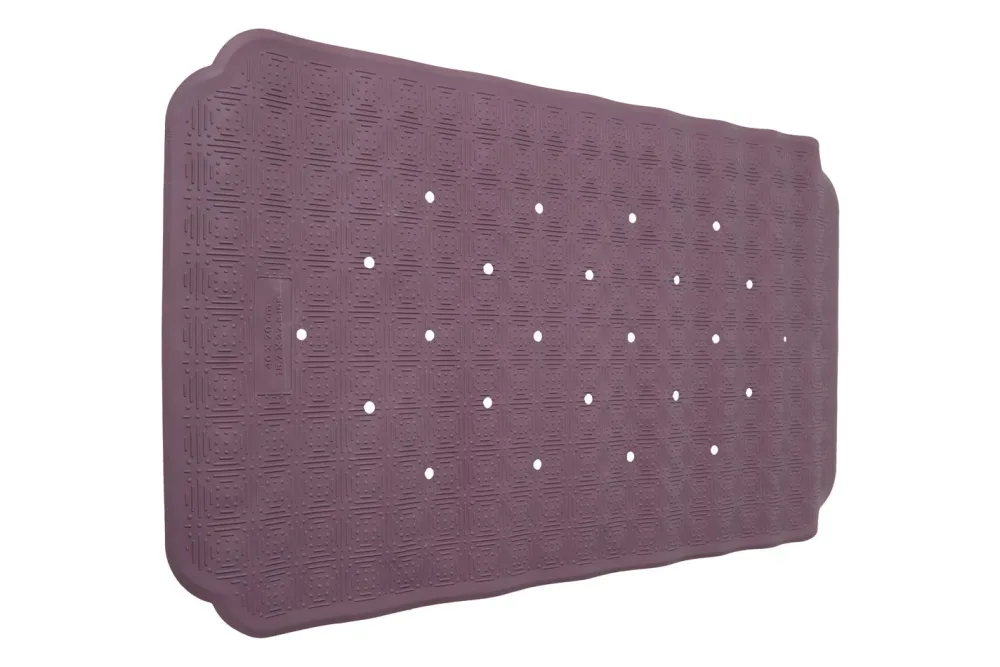 Spirella Wanneneinlage Ruby | Violett | Kautschuk | 70 x 40 cm