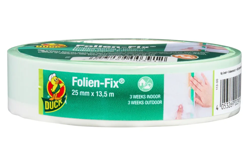 Duck Doppelseitiges Klebeband Folien FIX | 22 mm x 13.5 m
