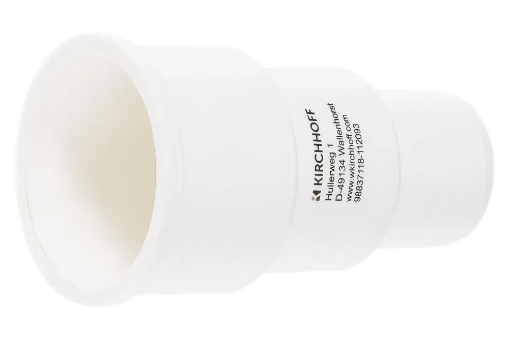 Siphon Abgangsrohr Adapter Weiss