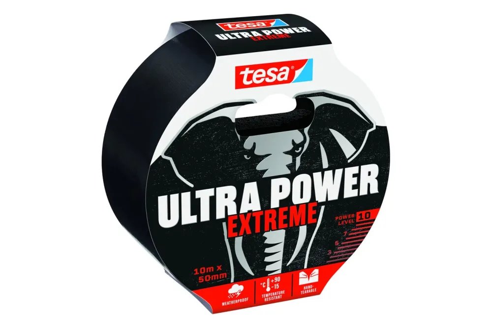 Tesa - Klebeband, 10MX50MM, Black