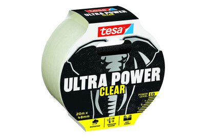 tesa Klebeband Ultra Power Clear Transparent 48 mm (B) x 20 m (L)