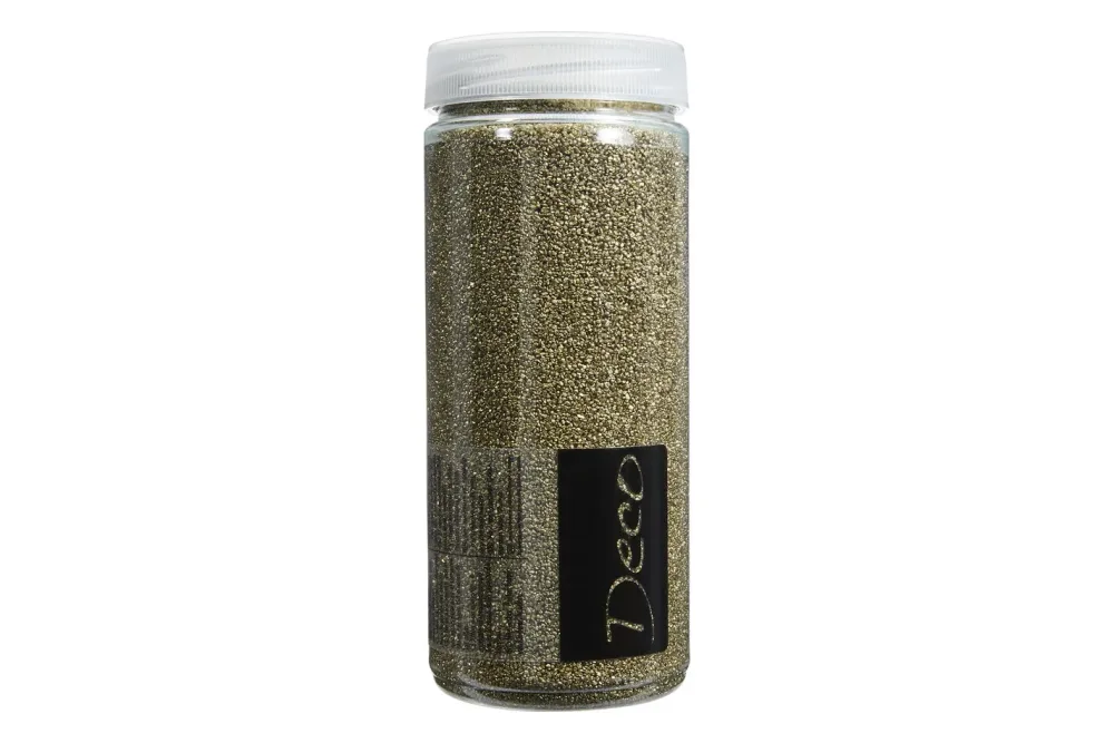 Farbsand Gelbgold | 0.5 mm | 500 ml