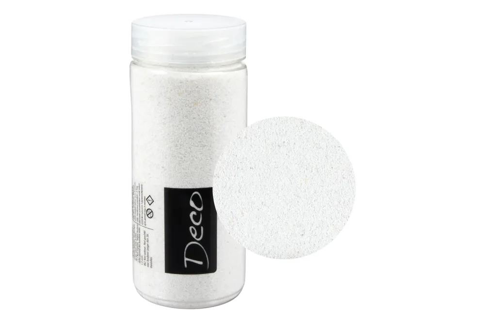 Farbsand Weiss | 0.5 mm | 500 ml