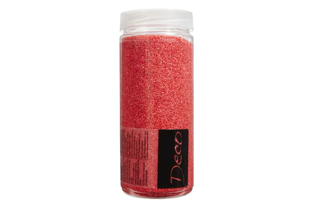 Farbsand Rot | 0.5 mm | 500 ml