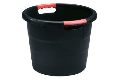 Faserplast Univ.rundbehälter Toni | Anthrazit | 45l