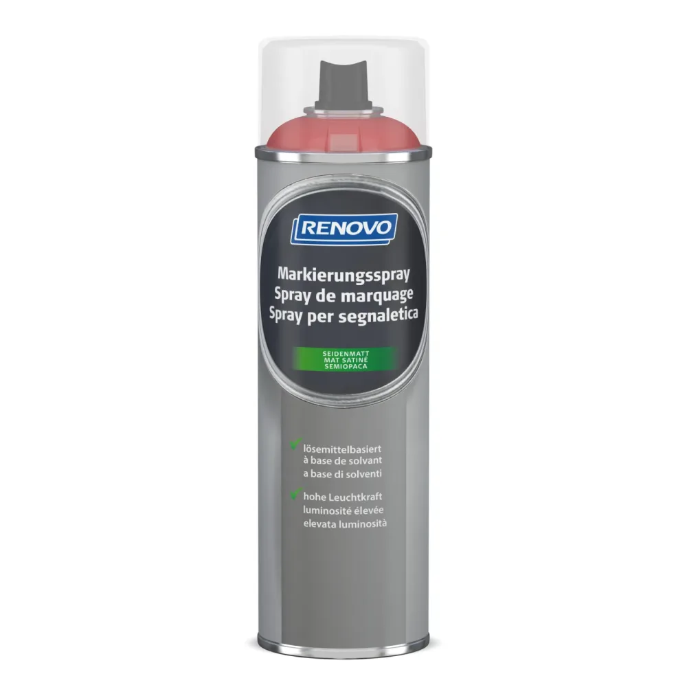 Renovo Markierungsspray Seidenmatt Rot | 500 ml