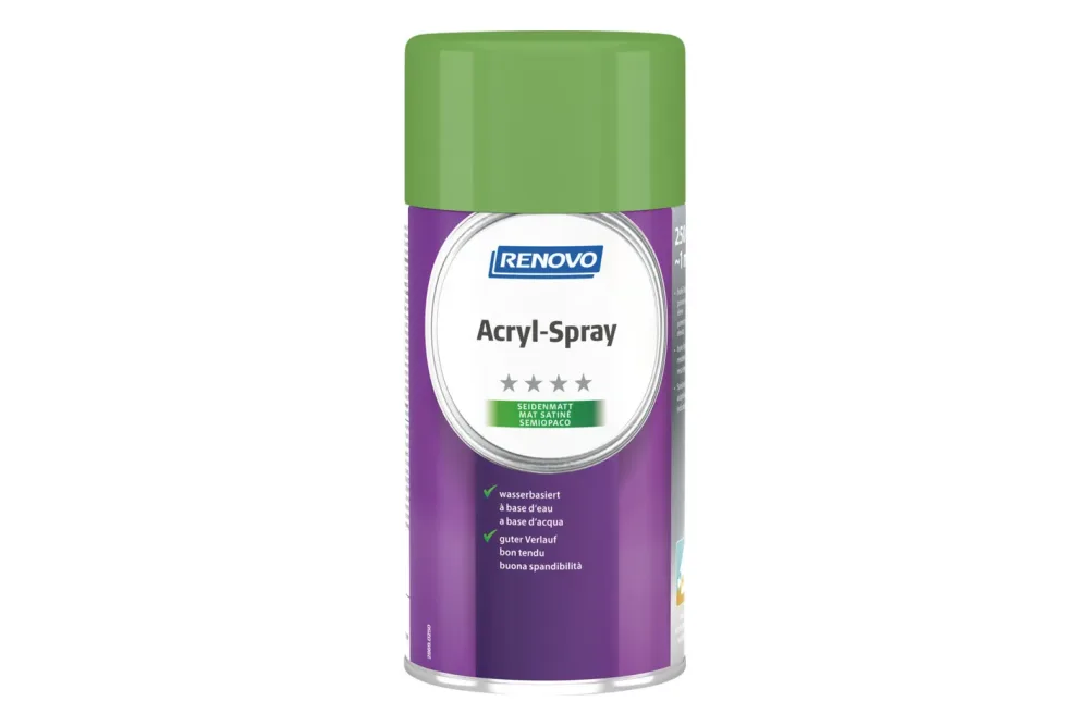 Renovo Acryl-Spray RA l 6018 Seidenmatt Grün | 250 ml