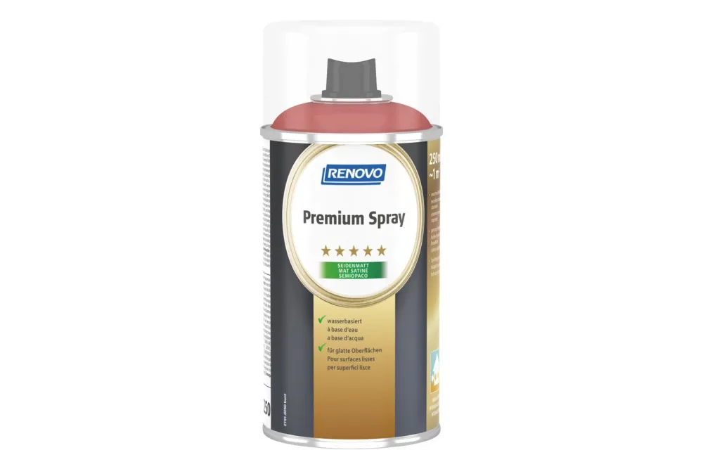 Renovo Premium Spray Verkehrsrot RA l 3020 Seidenmatt | 250 ml