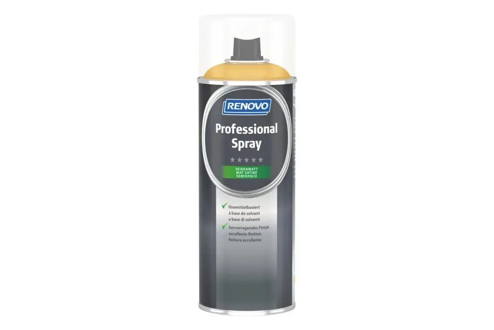 Renovo Professional Spray Lack RAL 1021 Rapsgelb Seidenmatt | 0.4 l