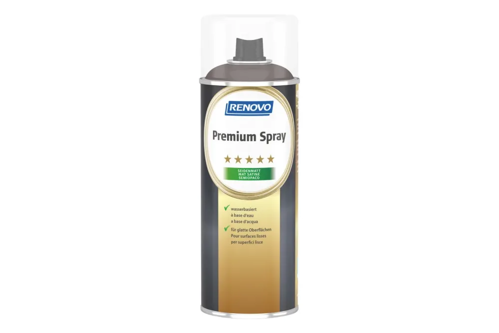 Renovo Premium Spray Seidenmatt | 0.4 l | RAL 8017 Schokobraun
