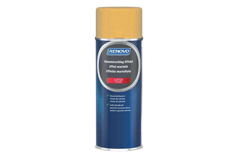 Renovo Sprühlack Hammerschlag-Effekt Gold | 0.4 l