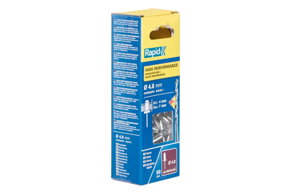 Rapid Blindnieten High Performance | ⌀ 4.8 × 10 mm | 50 Stück