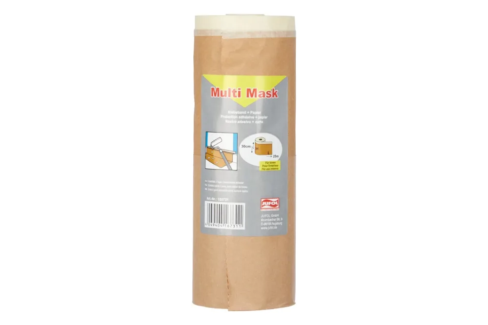 Jufol Abdeckpapier und Malerklebeband | 300 mm x 25 m