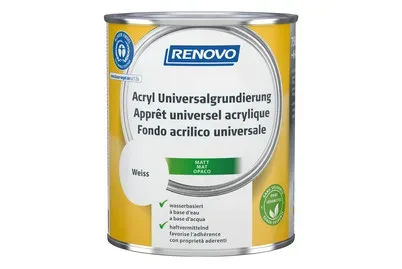 Renovo Acryl-Universalgrundierung Weiss | 0.75 l