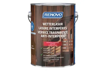 Renovo Wetterlasur | Nussbaum | 2.5 l | Seidenglanz