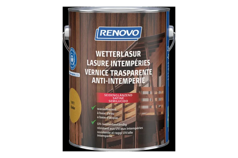 Renovo Wetterlasur | Kiefer | 2.5 l | Seidenglanz