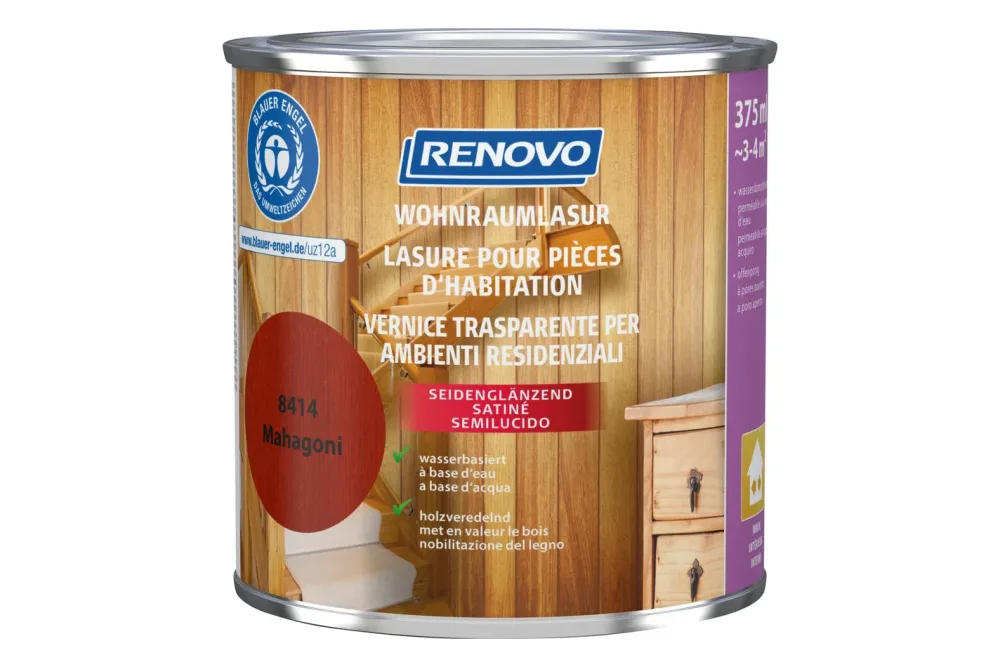 Renovo Wohnraumlasur mahagoni 375ml