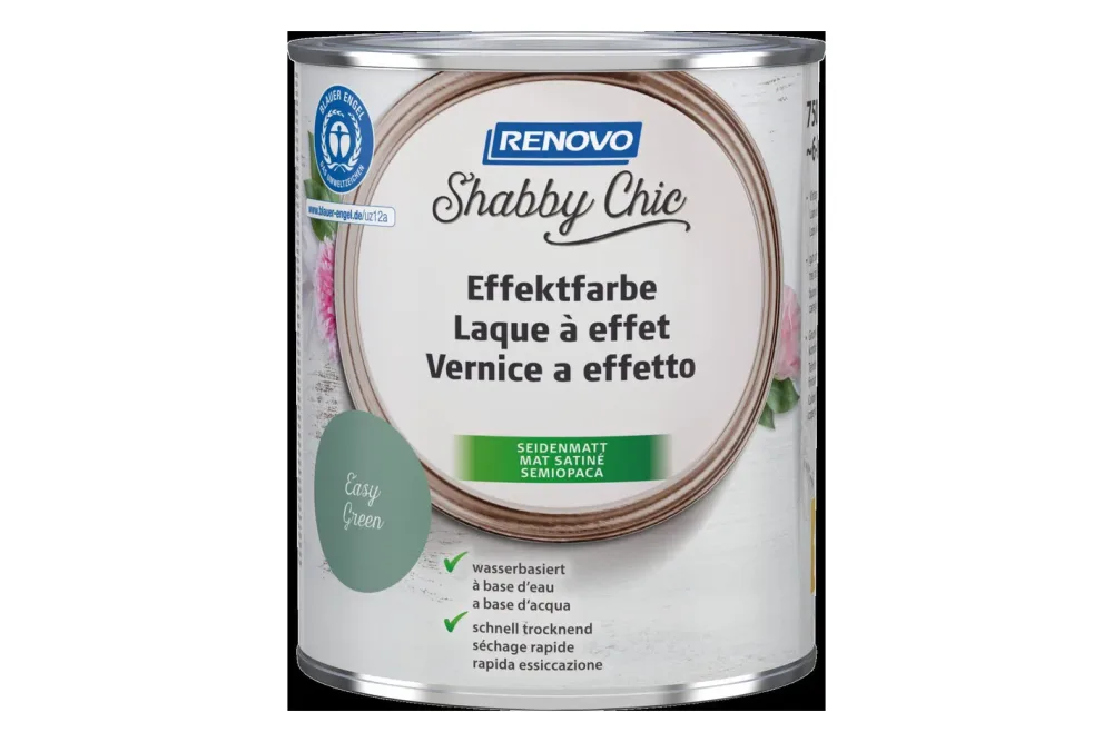 Renovo Shabby Chic Effektfarbe Grün | 0.75 l