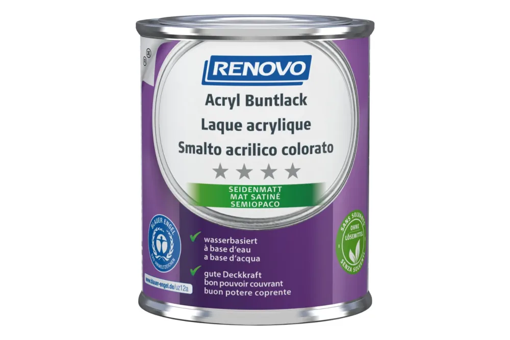Renovo Acryl Buntlack RAL 8011 Nussbraun Seidenmatt | 125 ml