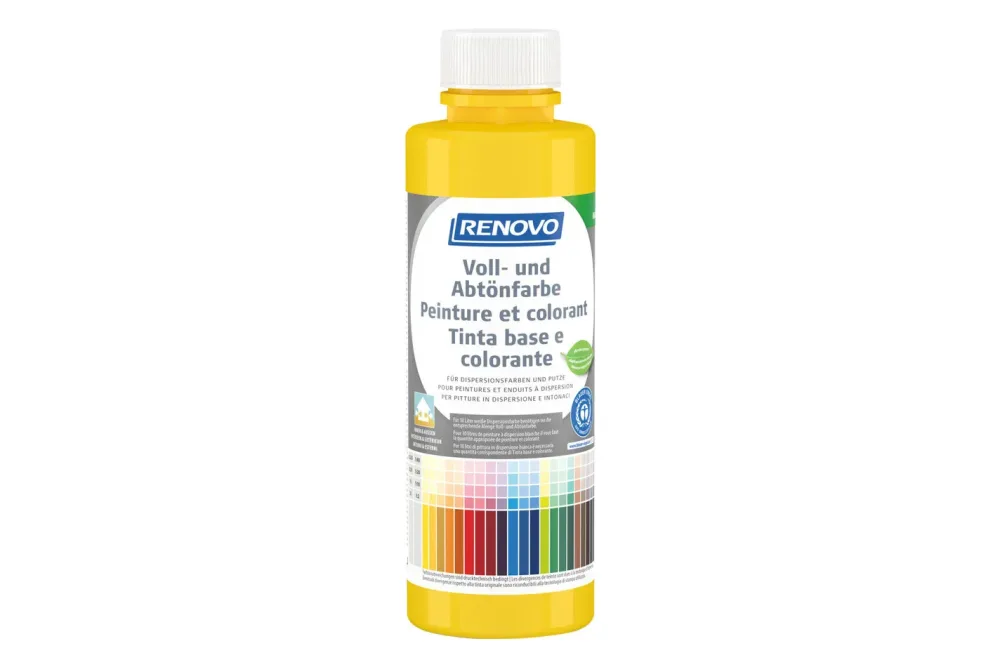Renovo Voll- und Abtönfarbe | 0.5 l | Rapsgelb | Stumpfmatt