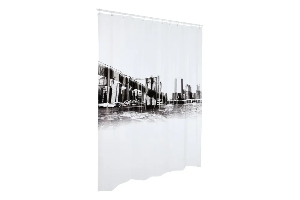 spirella - Duschvorhang, 180x200 cm, Black