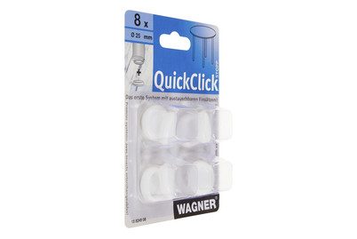 Wagner Gleiter Stopp Weiss | ⌀ 2.5 cm