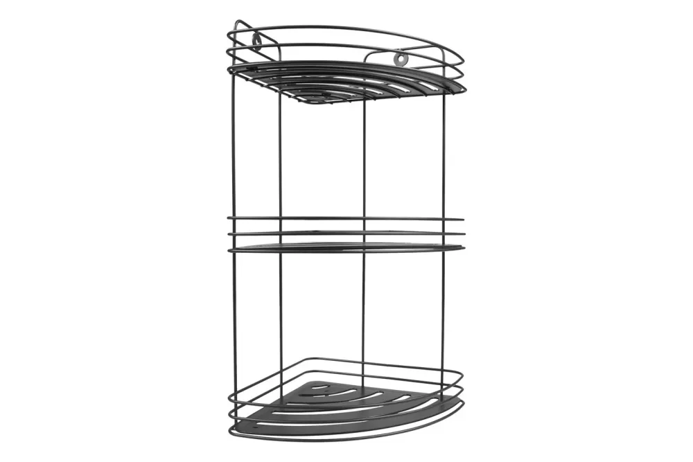 Eck-Standregal Kery Schwarz | 41 × 20 × 20 cm