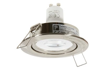Paulmann 93464 Nova Einbauleuchte LED GU10 6.5 W Eisen (gebürstet)