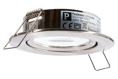 Paulmann 93465 Einbauleuchte 3er Set LED GU10 19.5 W Metall (gebürstet)