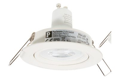 Paulmann 93467 Einbauleuchte 3er Set LED GU10 19.5 W Weiß (matt)
