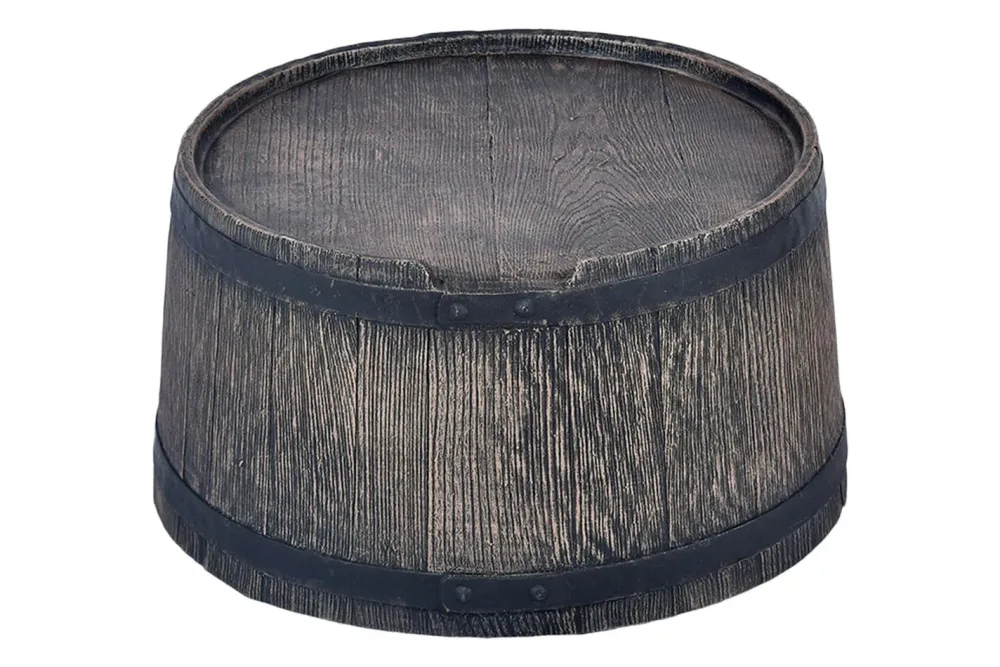 Faserplast Unterstand Madera | für Regenfass ⌀ 67 × 32 cm
