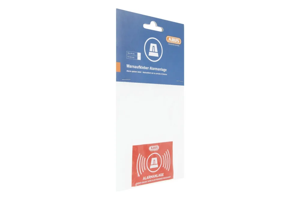 Abus Warnaufkleber Alarm | 7.4 × 5.3 cm