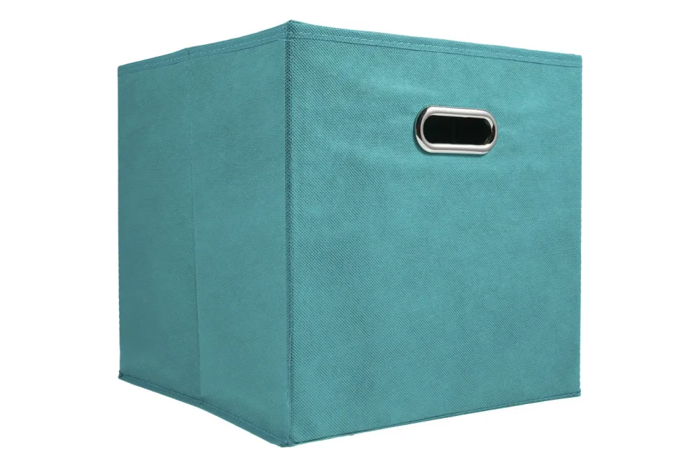Aufbewahrungsbox Grün|Blau | 32 × 32 × 32 cm