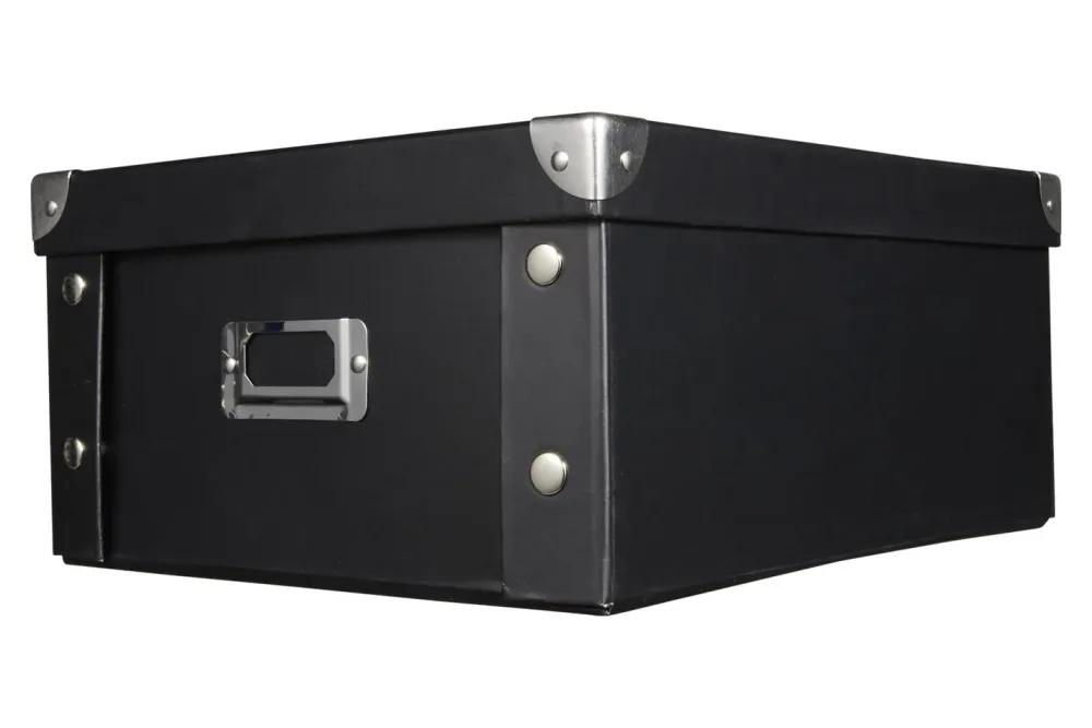 ZELLER Aufbewahrungsbox 17918 31x26x14cm schwarz