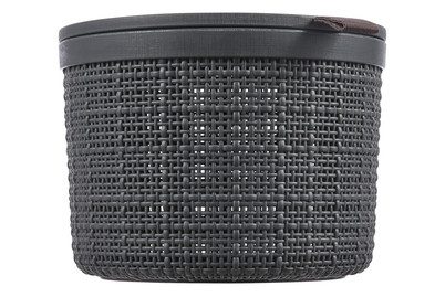 Curver Box Jute Rund Grau | 13 x Ø 17 cm | 2 l