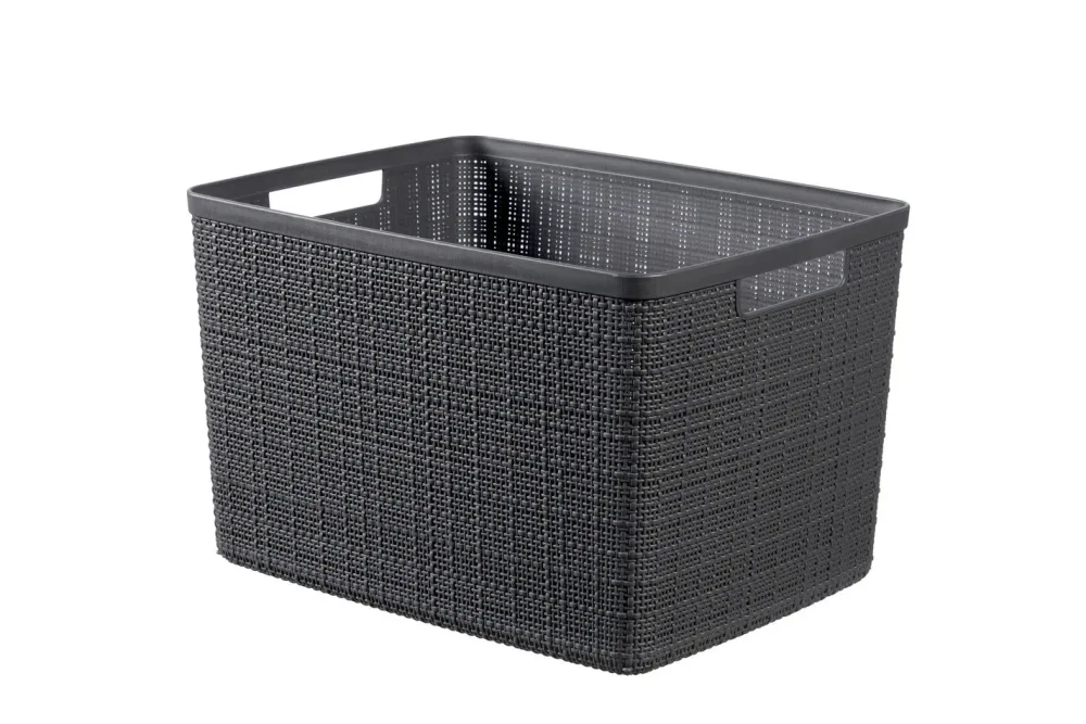 Curver Box Jute Grau | 23 × 28 × 36 cm | 20 l