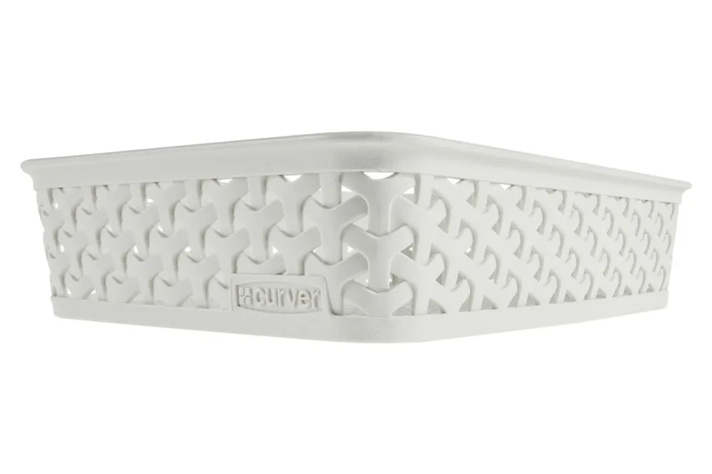 Curver Korb Mystyle Weiss | 6 × 20 × 25.6 cm | 2.5 l