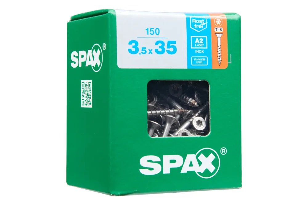 Spax Rostfreie Torx-Senkkopf | 3.5 × 35 mm