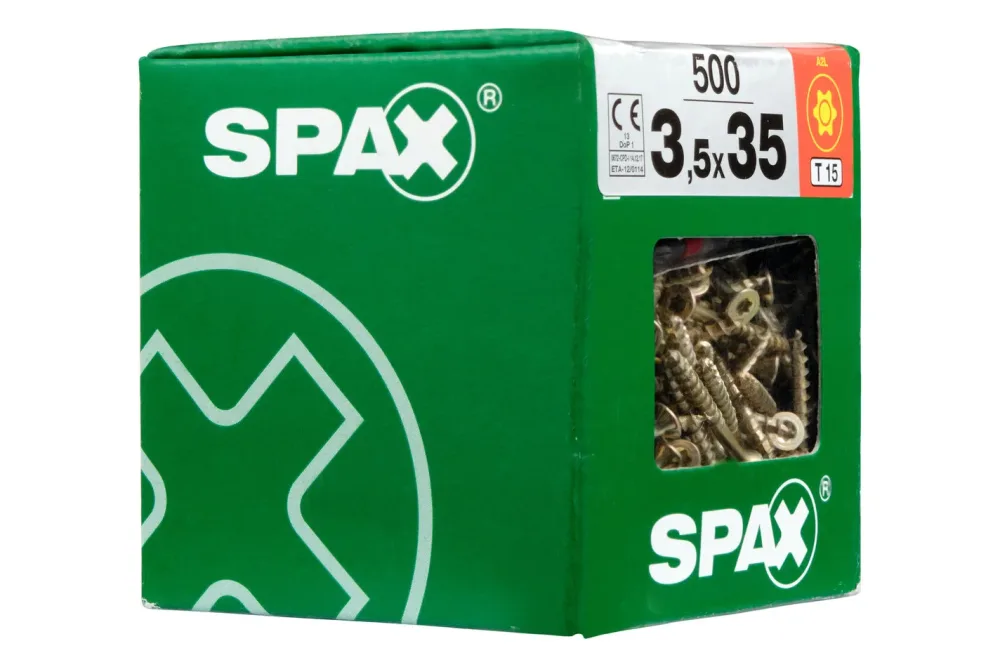 Spax Holzschraube Torx Senkkopf | 3.5 × 35 mm | 2 Stück