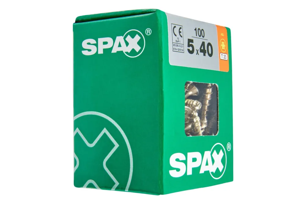 Spax Torx Senkkopf-Holzschraube | 5 × 40 mm | T10-T15-T20