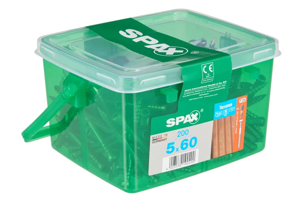 Spax Terrassenschraube A2 | 6 cm | 100 Stück