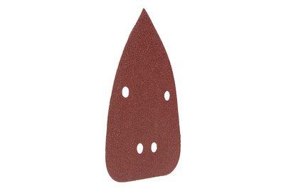 Wolfcraft 1763000 Multischleifpapier mit Klett, gelocht Körnung 120 (L x B) 136 mm x 96 mm 10 St.