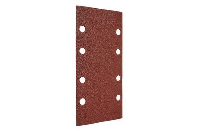 Wolfcraft 1767000 Schwingschleifpapier mit Klett, gelocht Körnung 80 (L x B) 185 mm x 93 mm 10 St.
