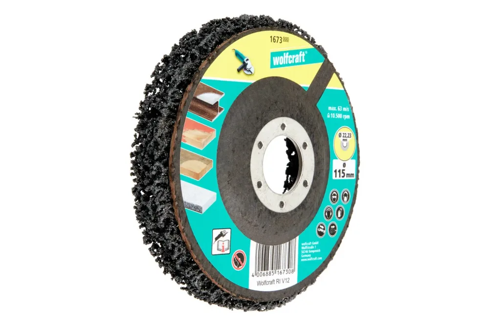 Wolfcraft Universal-Reinigungsscheibe | ⌀ 12 cm