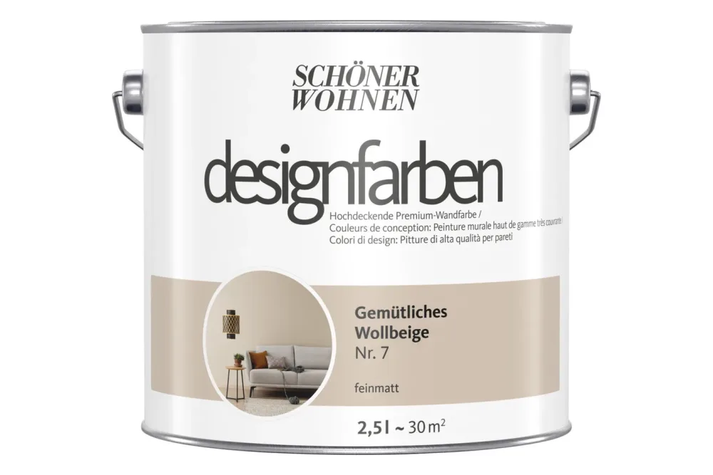 Schöner Wohnen Premium-Dispersion Designfarben Beige-Braun | 2.5 l