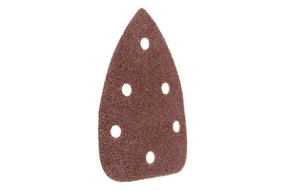 Wolfcraft 3136000 Multischleifpapier mit Klett, gelocht Körnung 40 (L x B) 139 mm x 98 mm 6 St.