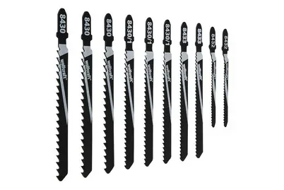 Wolfcraft 8430000 10 Stichsägeblätter Set 10 St.