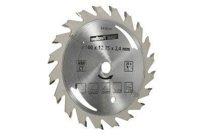 Wolfcraft 6458000 Hartmetall Kreissägeblatt 140 x 12.75 mm Zähneanzahl: 20 1 St.