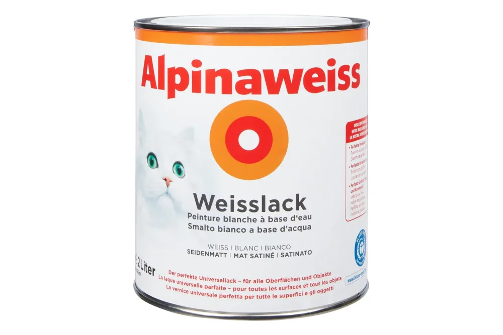 Alpina Weisslack Alpinaweiss | 2 l | Seidenmatt
