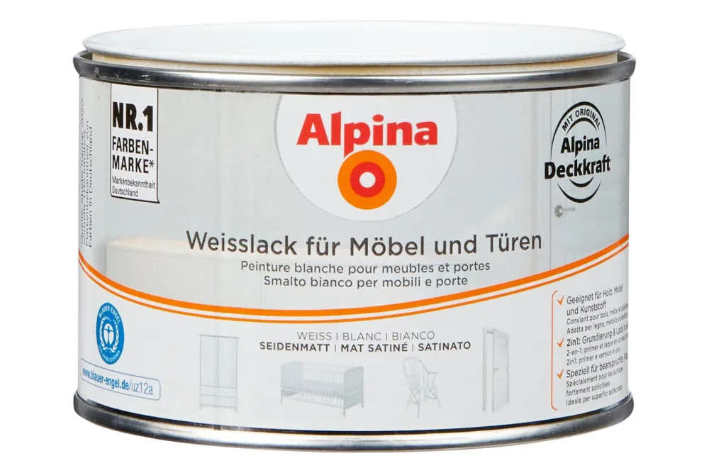 Alpina Weisslack | 0.3 l | Seidenmatt
